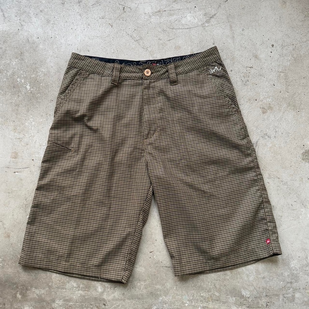 Mountain Khakis Men's Tan Checkered Shorts